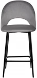 Стул полубарный Leo темно-серый Bradex Home RF 0049