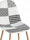 Стул Валенсия SN пэчворк черно-белый 4 шт Stool Group (арт.УТ000037337)