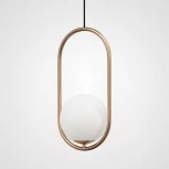 Подвесной светильник Matthew Mccormick Hoop 40 Бронза Mila Pendant ImperiumLoft 181903-22 (181903-22) (220V, на проводе, шар)