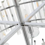 Потолочная люстра хрустальная на штанге Arte Milano Sorrento-2409 372409/6/100/470 CR (220V)