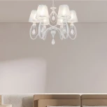 Подвесная люстра Arte Milano AM347203 347203/6 WT+SL (220V, подвески, на цепи)