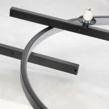 Потолочная люстра на штанге, светодиодная Lussole Beaumont LSP-7073 (220V, шарики, кольцо, IP21)