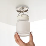 Светильник потолочный накладной Feron HL362 41996 LUNA 12W, GX53, белый (220V, круглые)