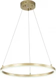 Подвесной светильник Escada Void 10254/1LED 43W Gold APP (регулировка яркости, 220V, пульт управления, управление смартфоном, на тросе, кольцо)