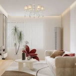 Подвесная люстра Arte Milano AM347620 347620/6 WT+SL (220V, подвески, на цепи)