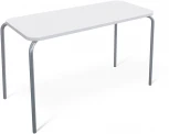Стол SHT-T35 120/50 белый/хром лак Sheffilton 7478573501