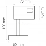 Трековое крепление Lightstar Asta 594059