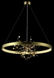 Подвесная люстра Crystal Lux Garden SPLED+4 D800 GOLD