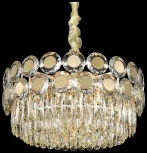Подвесная люстра Wertmark Claudia WE134.12.303 (220V, хрусталь, на цепи, круглые)