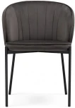 Стул Woodville на металлокаркасе Нейл серый / черный 528448