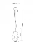 Подвесной светильник MyFar Eye MR1710-1P (220V)