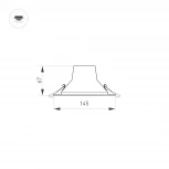 Встраиваемый точечный светильник Arlight 032432 (LED, 220V, круглые)
