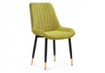 Стул Woodville на металлокаркасе Seda 1 khaki / gold / black 15294