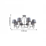 Подвесная люстра F-Promo Martina 2193-8P