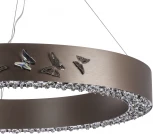 Подвесной светильник Lightstar Faraone 701181 (LED, 220V, хрусталь, на тросе, кольцо)