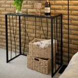 Консольный стол AllConsoles 1023-CB grey черный муар