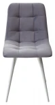Стул CHILLI-Q серый #27, велюр / белый каркас, 4 шт/ 1 к