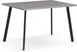 Стол Notta Тринити Лофт 120х80х75 25 мм бетон / черный матовый 534914