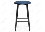 Полубарный стул Woodville Гангток темно-синий / черный матовый 469983