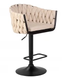 Стул барный LEON (бежевая ткань (LAR 275-1))