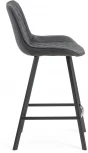 Барный стул La Forma (ex Julia Grup) Adela (Графит,Черный/ Пена,Сталь,Фанера)