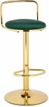 Барный стул Woodville Lusia green / gold