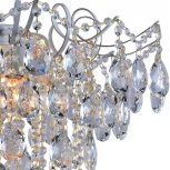 Потолочная люстра хрустальная на штанге Reluce 04058-0.3-06 WH+GOLD PN