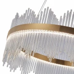 Подвесная люстра Arte Milano Venezia 311033/D800 BS (регулировка яркости, LED, 220V, хрусталь, пульт управления, на тросе, круглые)