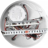 Потолочная люстра светодиодная LED LAMPS 81155, 80W, белый, LED с RGB подсветкой