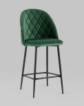 Стул полубарный Stool Group Марсель велюр зеленый УТ000025271
