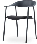 Стул Eila с подушкой пластик черный Stool Group арт.УТ000039776