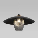 Подвесной светильник Eurosvet Kamari 50259/1 черный/дымчатый (220V, на проводе)