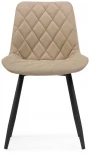 Стул Notta на металлокаркасе Баодин Б/К бежевый / черный 517114