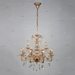 Подвесная люстра Omnilux Aosta OML-78903-12 (220V, на цепи, подсвечник, свеча)