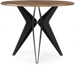 Деревянный стол Notta Рикла 100х76 орех кантри / черный 553561