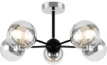 Потолочная люстра на штанге Freya Sonnet FR5271PL-05B шарики