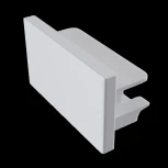 Заглушка торцевая 1шт Unity накладной белый (однофазный) Maytoni Technical TRA001EC-11W