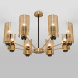 Потолочная люстра на штанге Eurosvet Grino 70139/8 латунь (220V)