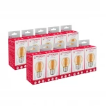 Лампочка светодиодная филаментная прозрачный шар E27 7W Thomson Globe TH-B2126