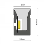 Гибкий неон 17x12 24В 12Вт/м RGBW 3000K IP67 5м Maytoni 432003