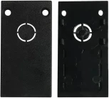 Комплект заглушек торцевых для встраиваемого магнитного шинопровода iLedex Vision48/22 END CAP 4822-026-BK (2 шт)