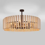 Потолочная люстра на штанге Castellie 361/8 черный/шампань