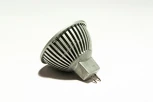 Лампочка светодиодная полусфера серая колба GU5.3 3 Вт 258 lm холодное белое свечение Ledcraft LC-120-MR16-GU5.3-3-W