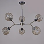 Потолочная люстра на штанге ILLUMICO IL0268-6PSQ-79 BK AB (220V)