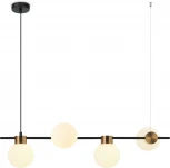 Подвесной светильник Freya Gatsby FR5232PL-04B (220V, на тросе, шарики, молекулы)