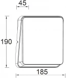 Настенный светильник уличный Oasis Light W1894-3К