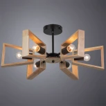 Потолочная люстра на штанге Arte Lamp Brussels A8030PL-6BK (220V)