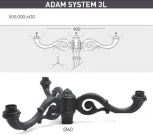 Наземный фонарь Fumagalli GLOBE 300 G30.205.M30.AYF1R (220V, фонарь, шар, IP55)
