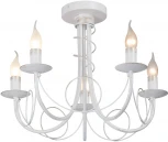 Потолочная люстра на штанге Vitaluce V3035-0/5PL, 5xE14 макс. 40Вт (220V, подсвечник, свеча)