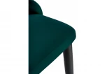 Стул Woodville на металлокаркасе Kora green / black 15096